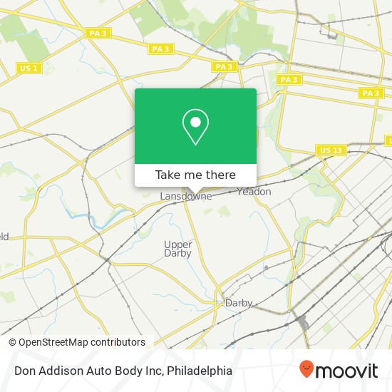 Don Addison Auto Body Inc map