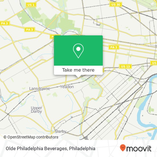 Olde Philadelphia Beverages map