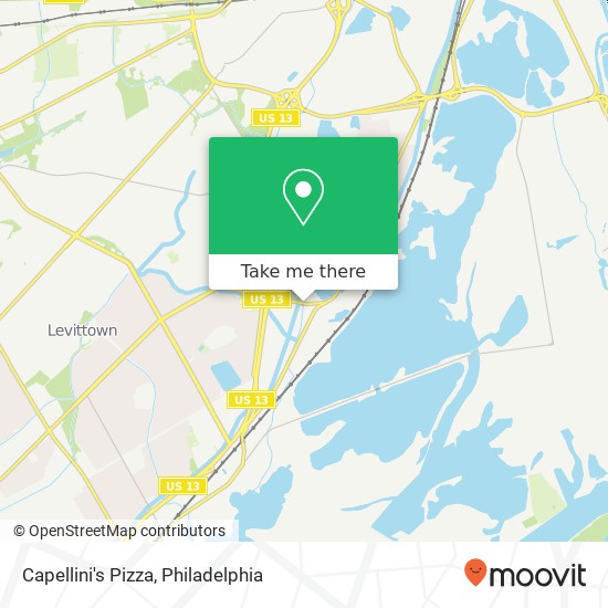 Capellini's Pizza map