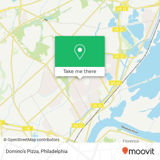 Domino's Pizza map