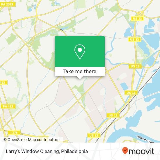 Larry's Window Cleaning map