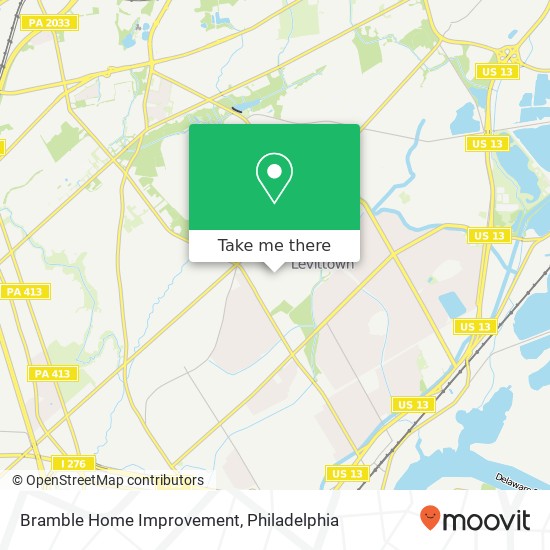 Bramble Home Improvement map