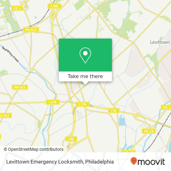 Levittown Emergency Locksmith map