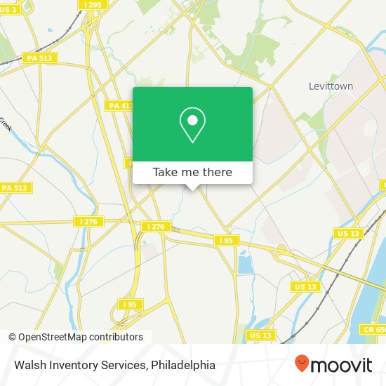 Walsh Inventory Services map