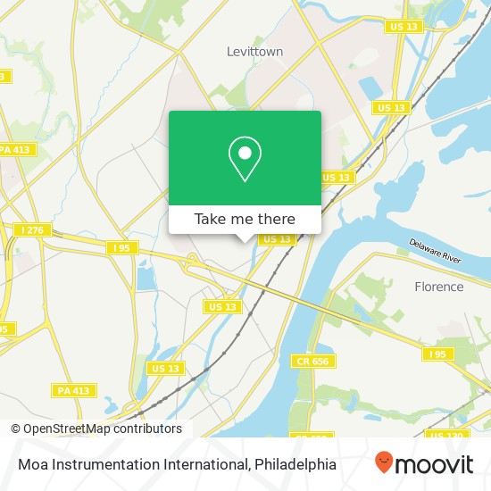 Moa Instrumentation International map