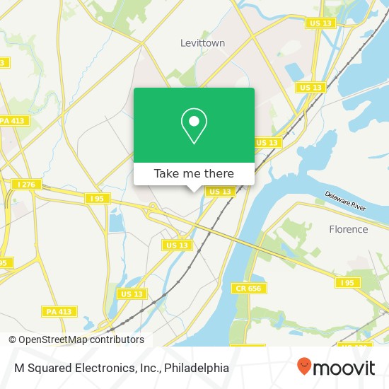 Mapa de M Squared Electronics, Inc.