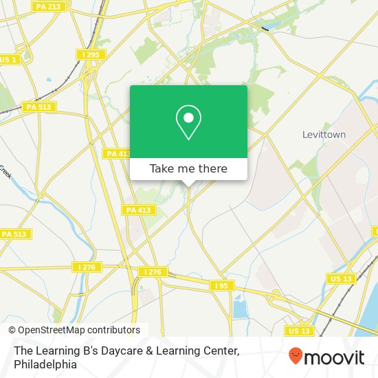 The Learning B's Daycare & Learning Center map