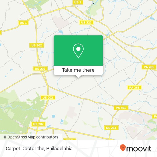 Mapa de Carpet Doctor the