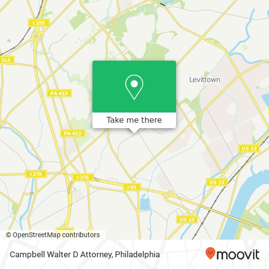 Mapa de Campbell Walter D Attorney