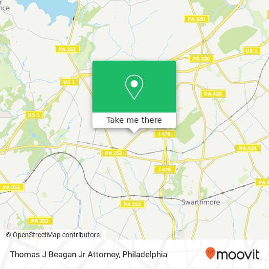 Mapa de Thomas J Beagan Jr Attorney