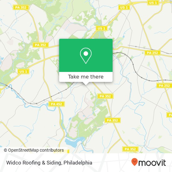 Mapa de Widco Roofing & Siding