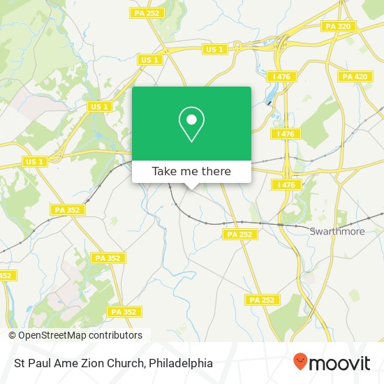 Mapa de St Paul Ame Zion Church
