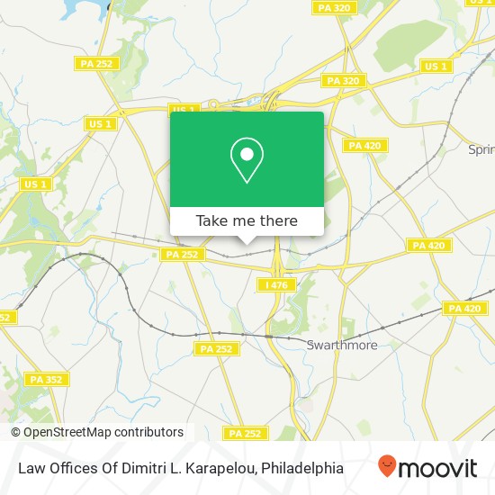 Mapa de Law Offices Of Dimitri L. Karapelou
