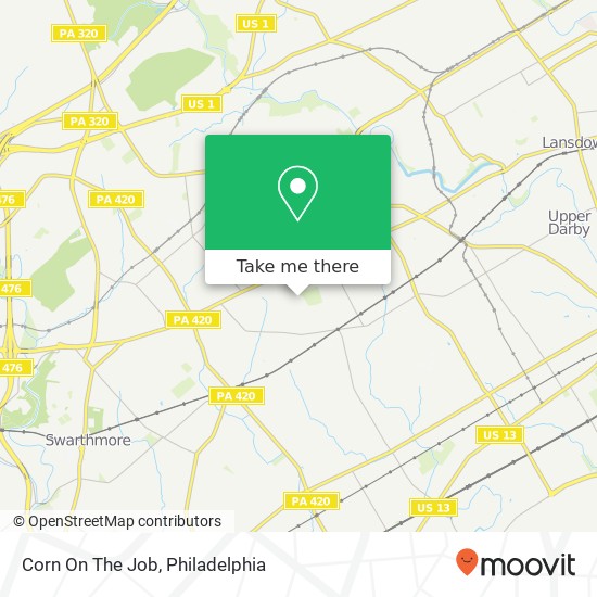 Corn On The Job map