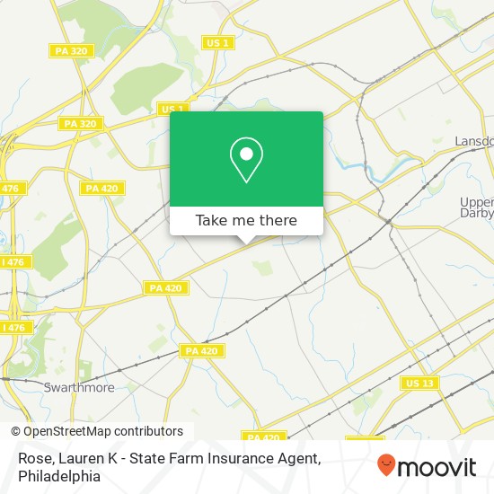 Rose, Lauren K - State Farm Insurance Agent map