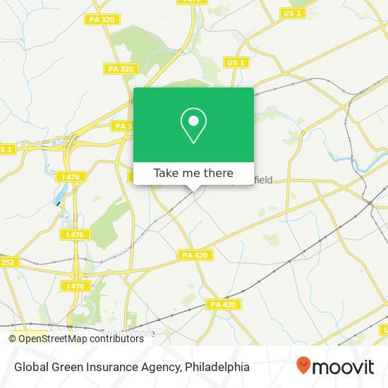 Global Green Insurance Agency map