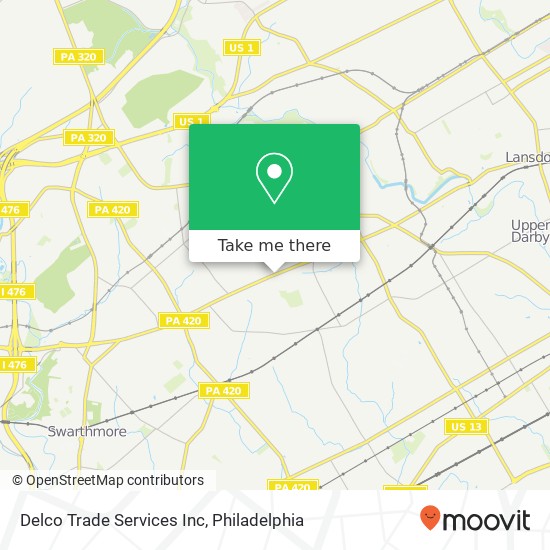 Delco Trade Services Inc map