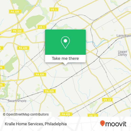 Kralle Home Services map