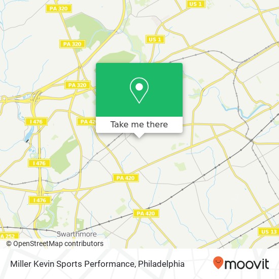 Miller Kevin Sports Performance map