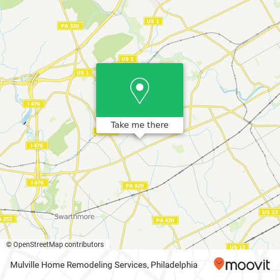 Mulville Home Remodeling Services map
