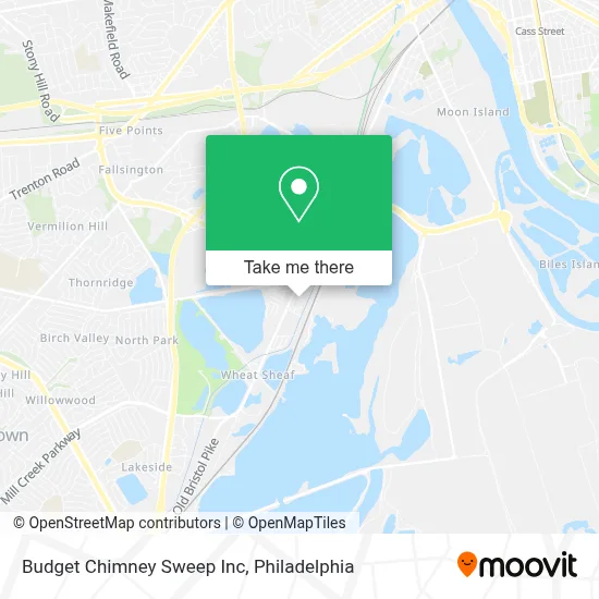 Budget Chimney Sweep Inc map