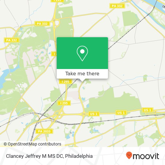 Mapa de Clancey Jeffrey M MS DC