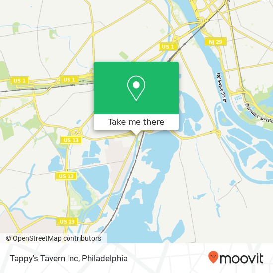 Tappy's Tavern Inc map
