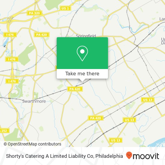 Shorty's Catering A Limited Liability Co map