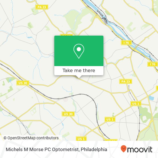 Michels M Morse PC Optometrist map