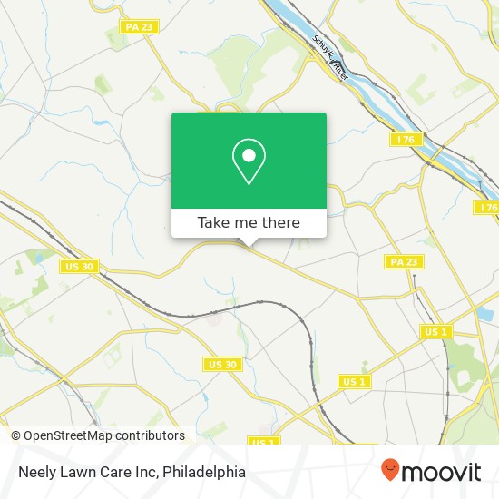 Neely Lawn Care Inc map