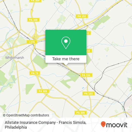 Mapa de Allstate Insurance Company - Francis Simola