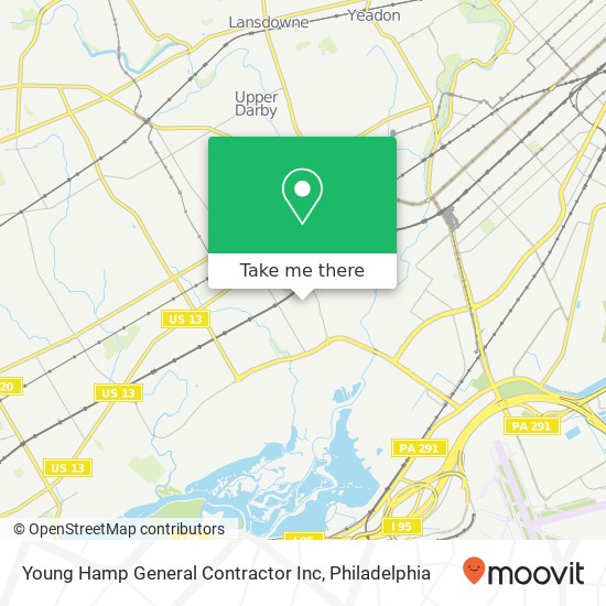 Young Hamp General Contractor Inc map