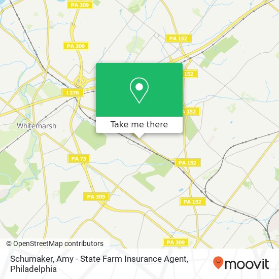 Schumaker, Amy - State Farm Insurance Agent map