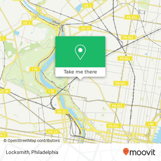 Locksmith map