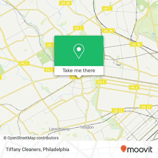 Mapa de Tiffany Cleaners