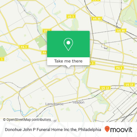 Mapa de Donohue John P Funeral Home Inc the