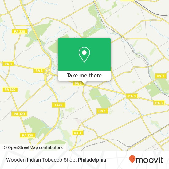 Wooden Indian Tobacco Shop map