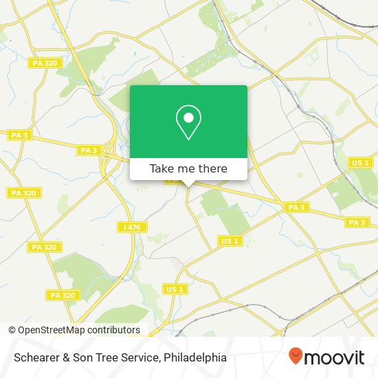 Mapa de Schearer & Son Tree Service