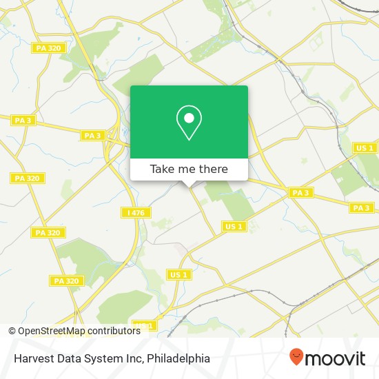 Harvest Data System Inc map