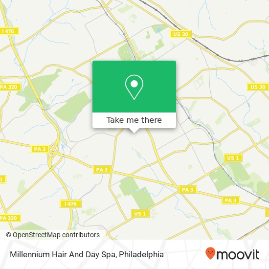 Mapa de Millennium Hair And Day Spa