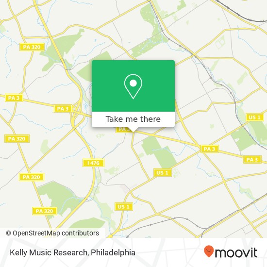 Kelly Music Research map