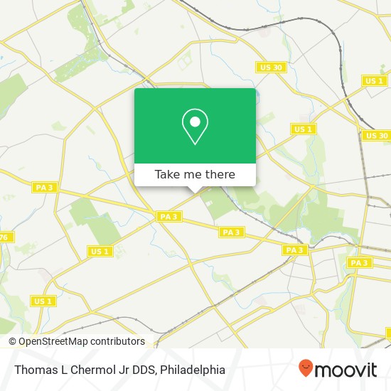 Thomas L Chermol Jr DDS map