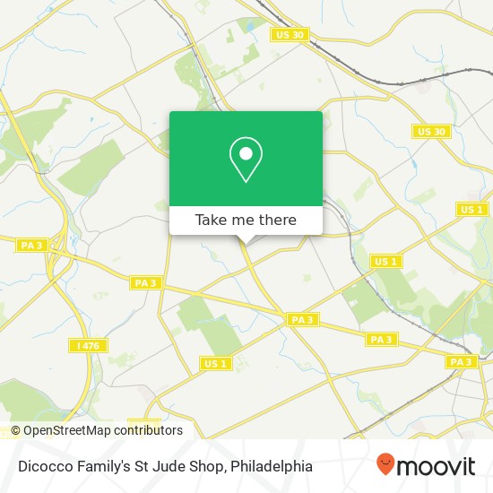 Dicocco Family's St Jude Shop map