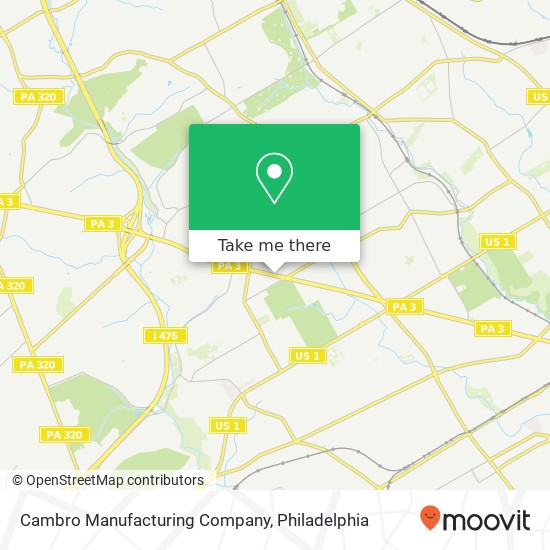 Mapa de Cambro Manufacturing Company