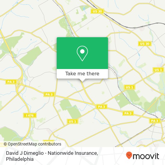 David J Dimeglio - Nationwide Insurance map