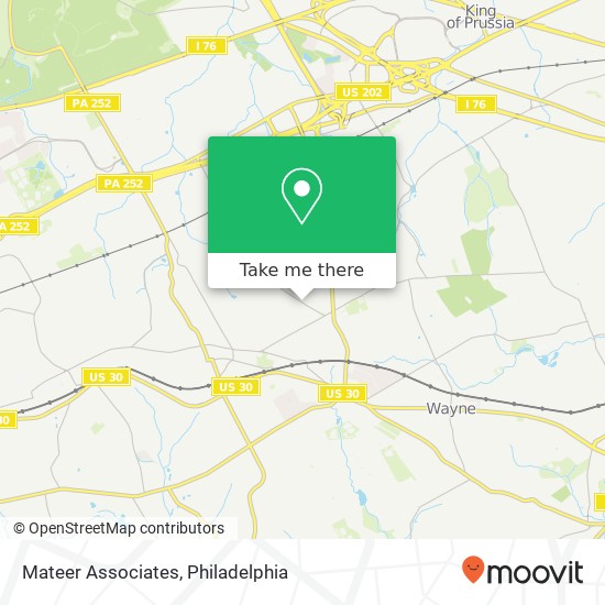 Mateer Associates map