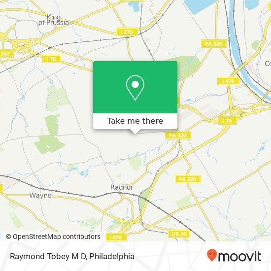 Raymond Tobey M D map