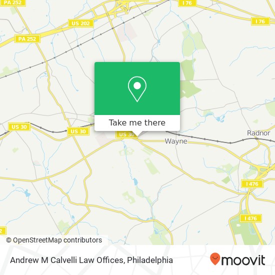 Andrew M Calvelli Law Offices map