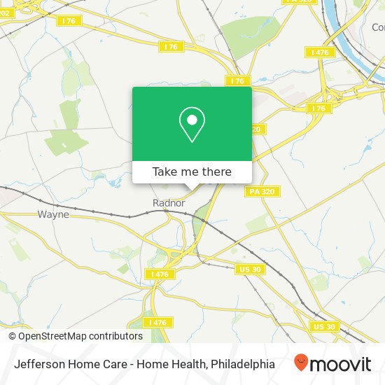 Jefferson Home Care - Home Health map