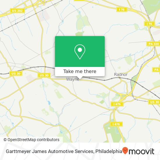 Garttmeyer James Automotive Services map